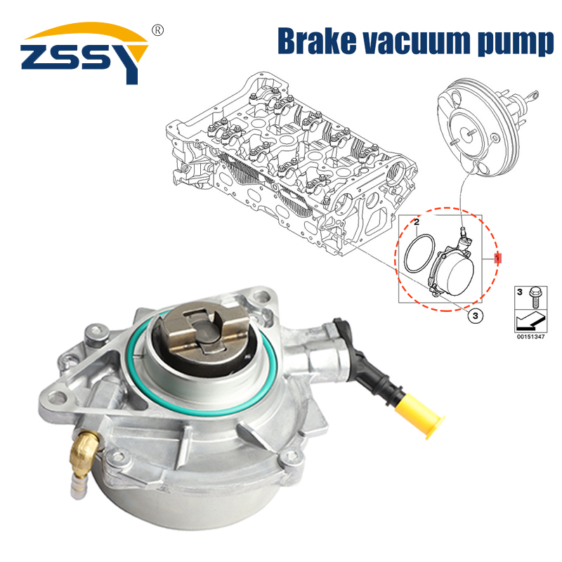 Vacuum Chamber Small - Neue Bremsvakuumpumpe 11667556919 456578 für 2008–2011